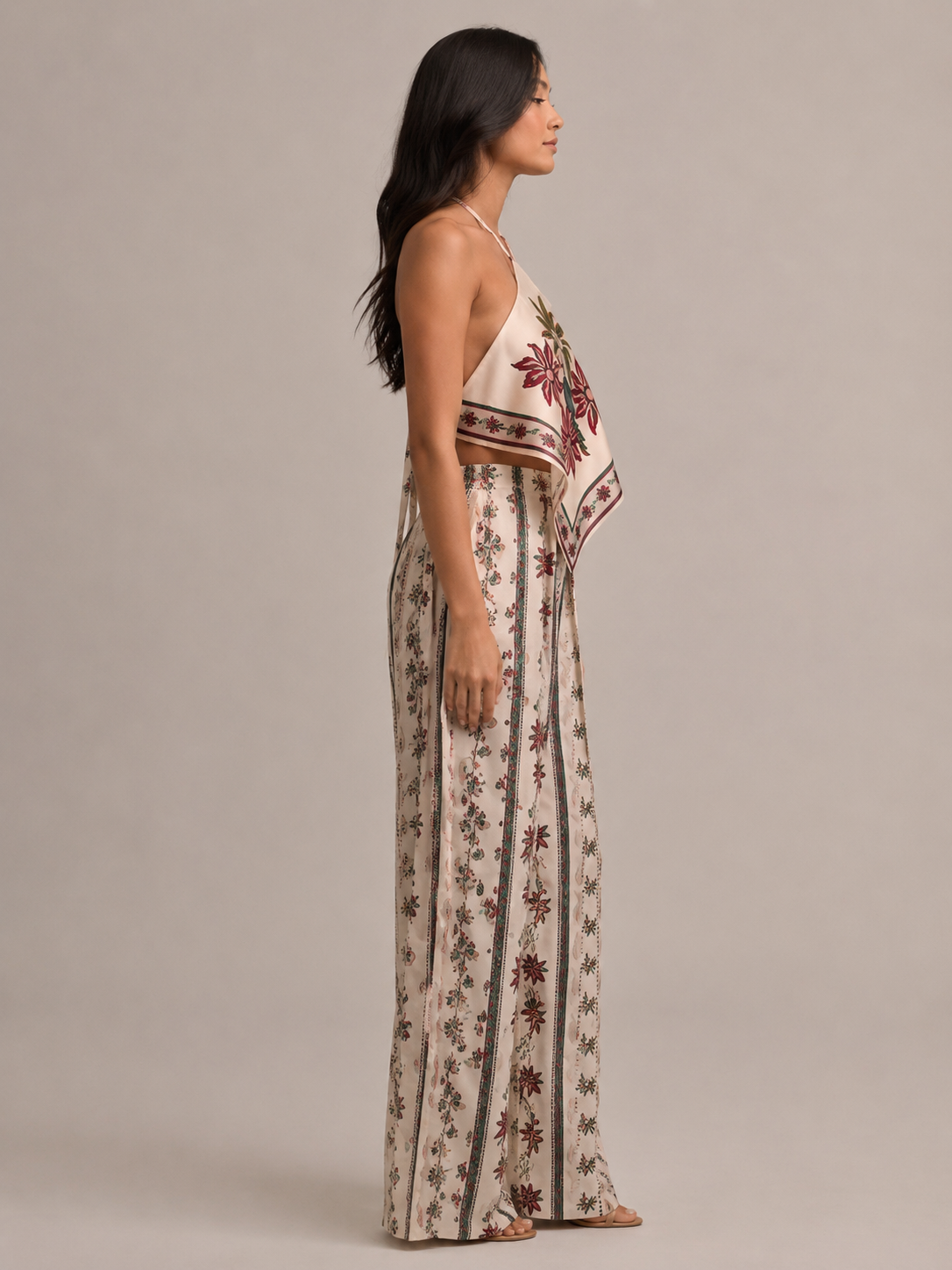 Conjunto Pantalona Floral Encanto Boho