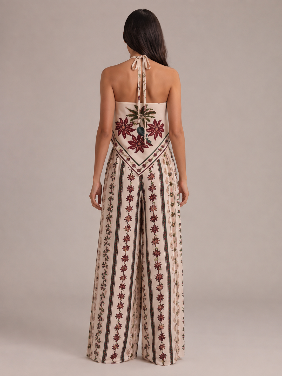 Conjunto Pantalona Floral Encanto Boho