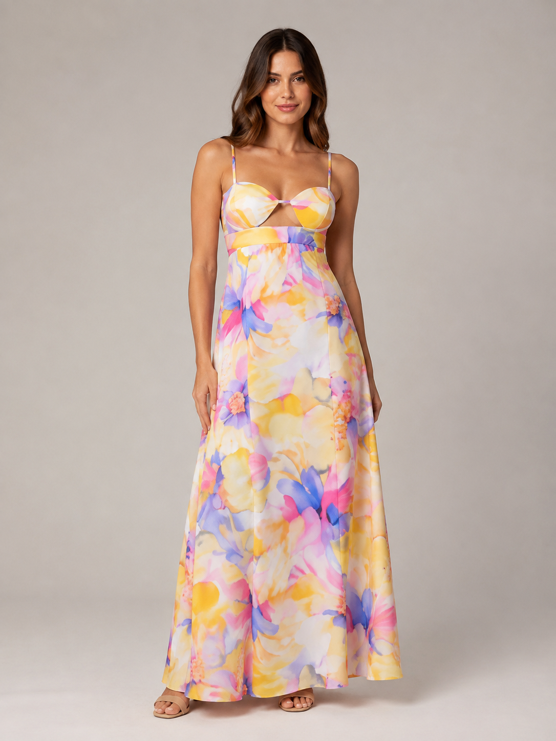Vestido Longo Floral Doce Primavera