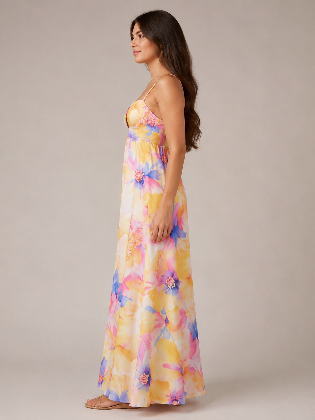 Vestido Longo Floral Doce Primavera